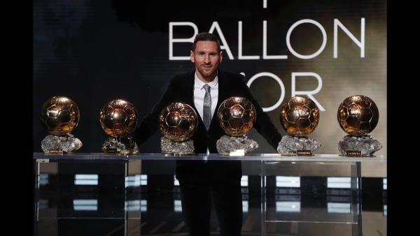 Embedded thumbnail for Leo Messi hatodszor is megnyerte az Aranylabdát